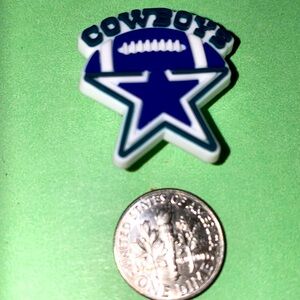 (10 for $15) Dallas Cowboys Football & a Star NFL 🏈 Crocs Shoe Charms
